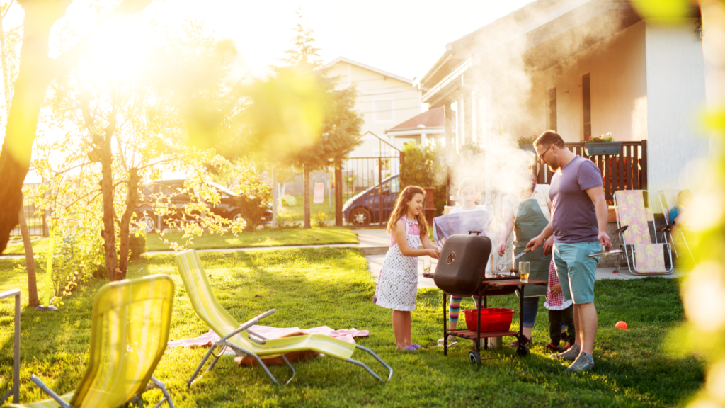 Family-summer-garden-barbeque