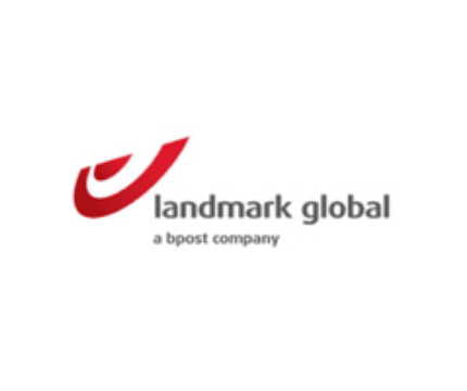 Landmark Global a bpost company logo